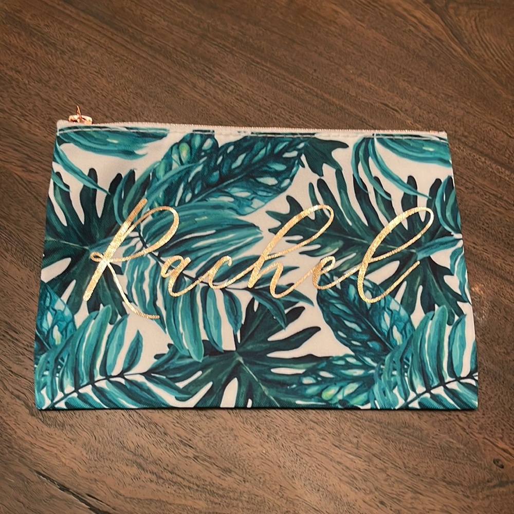 “Rachel” Palm Leaf Pouch